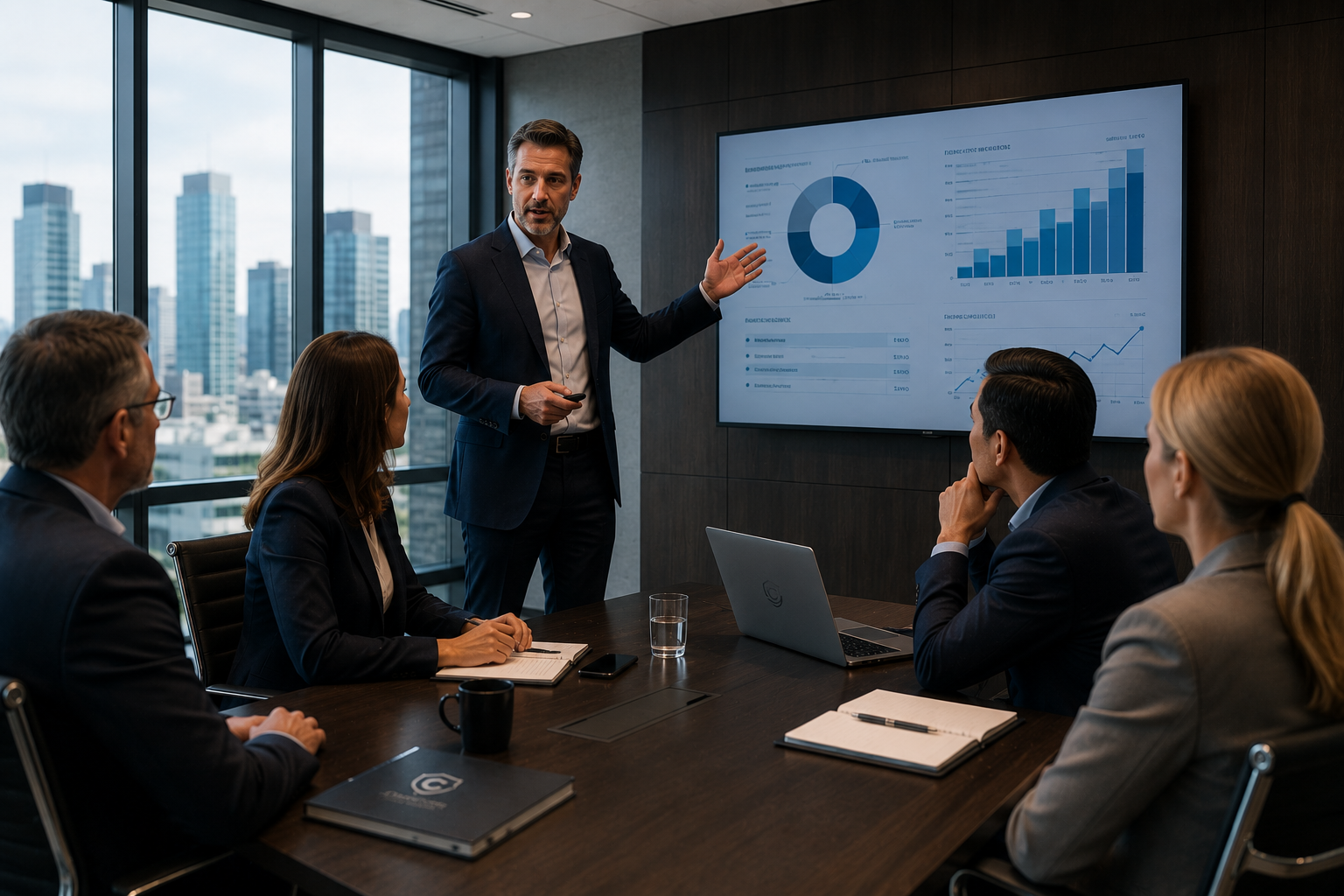 Executive cybersecurity advisor guiding leadership through security strategy and risk decisions.